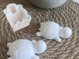Molde silicona mini tortuga